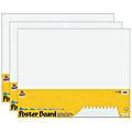 Pacon® UCreate Poster Board, 22" x 28", White, 10 Sheets Per Pack, Case Of 3 Packs