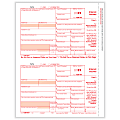 ComplyRight™ 1099-INT Tax Forms, 2-Up, Federal Copy A, Laser, 8-1/2" x 11", Pack Of 100 Forms 1 thumbnail image