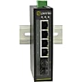 Perle IDS-105F-S2ST40-XT - Industrial Ethernet Switch - 5 Ports - 100Base-TX, 100Base-LX - 2 Layer Supported - Wall Mountable, Rail-mountable, Panel-mountable - 5 Year Limited Warranty