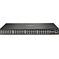 HPE 6300F 48-port 1GbE and 4-port SFP56 Switch - 48 Ports - Manageable - 3 Layer Supported - Modular - JL667AABA 1 thumbnail image