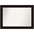 Amanti Art Non-Beveled Rectangle Wood-Framed Bathroom Wall Mirror, 29-1/2" x 41-1/2", Portico Espresso 1 thumbnail image