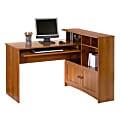 Sauder® New Traditional Corner Desk, 38 3/16"H x 38 11/32"W x 47 15/32"D, American Cherry 1 thumbnail image