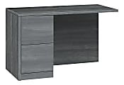 HON® 10500 48" Left Desk Return, Sterling Ash