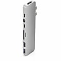 Hyper, HyperDrive PRO 8 in 2 USB C Hub, 7/16"H x 1 1/4"W x 5 3/16"D, Silver, GN28D_SILVER 1 thumbnail image