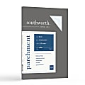 Southworth® Parchment Specialty Paper, 8.5" x 11", 24 Lb, Blue, Pack Of 100 1 thumbnail image
