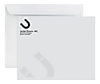 Gummed Seal, White Wove Open Side Catalog Mailing Envelopes, Black Ink, Custom 10" x 13", Box Of 500 1 thumbnail image
