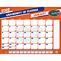 Lang Turner Licensing Monthly Desk Calendar, 22” x 17”, University Of Florida, January To December 2022