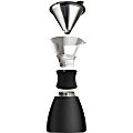 asobu Insulated Pour-over Coffee Maker (Black) - Coffee - Black, Silver - Stainless Steel, Borosilicate Glass Body 1 thumbnail image