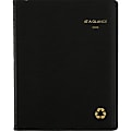 AT-A-GLANCE® Weekly Monthly Appointment Book Planner, 8 1/4" x 11", 100% Recycled, Black, January To December 2023