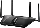 Netgear® Nighthawk AX5 5-Stream AX4200 Wi-Fi Router, Black, RAX43-100NAS 1 thumbnail image