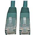 Tripp Lite Cat6 Cat5e Gigabit Molded Patch Cable RJ45 M/M 550MHz Green 1ft - 128 MB/s - 1 ft - Green 1 thumbnail image