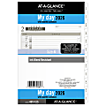 AT-A-GLANCE® 2026 Daily Planner One Page Per Day Refill, Loose-Leaf, Desk Size, 5 1/2" x 8 1/2" 1 thumbnail image