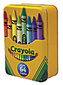 Crayola® Large Hinged Tin, 6 1/4" x 4 1/4" x 2", Yellow