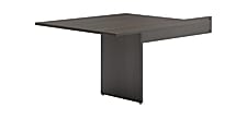 basyx by HON® BL Series Rectangle-Shaped Table End For Conference Table, Espresso