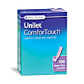 Unilet® ComforTouch™ Lancets, 28 Gauge, Pack Of 100
