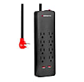 Monster 8-Outlet Surge Protector, 6’, Black, 2MNAC0949B0L2 1 thumbnail image