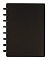 TUL® Discbound Notebook With Poly Cover, Junior Size, Narrow Ruled, 60 Sheets, Black 1 thumbnail image