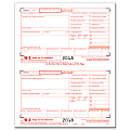 ComplyRight™ W-2 Inkjet/Laser Tax Forms, Federal Copy A To SSA, 2-Up, 8 1/2" x 11", Pack Of 100 Forms