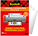 Scotch® Thermal Laminating Pouches, 150 Laminating Sheets, 3 mil., Fits Letter Size (8.9 in x 11.4 in.) Paper - TP3854150 1 thumbnail image