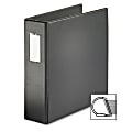 Cardinal® EasyOpen® Reference Binders With Locking Slant-D® Rings And Label Holder, 8 1/2" x 11", 3" Rings, Black