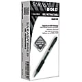 Zebra® Pen SARASA® Retractable Gel Pens, Pack Of 12, Bold Point, 1.0 mm, Clear Barrel, Black Ink 1 thumbnail image