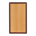 Flash Furniture 2-Tone High-Gloss Resin Table Top With 2"-Thick Drop-Lip, 30" x 48", Cherry/Mahogany