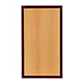 Flash Furniture 2-Tone High-Gloss Resin Table Top With 2"-Thick Drop-Lip, 30" x 48", Cherry/Mahogany 1 thumbnail image