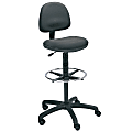 Safco® Precision Extended-Height Fabric Chair, Black 1 thumbnail image