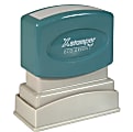 Xstamper® One-Color Title Stamp, Pre-Inked, "Approved", Blue 1 thumbnail image