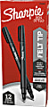 Sharpie® Fine-Point Pens, Fine Point, Black Barrels, Black Ink, Pack Of 12 1 thumbnail image