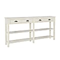Powell Morais Console Table, 34-1/2"H x 72"W x 12-1/8"D, Cream 1 thumbnail image