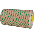 3M™ 468MP Adhesive Transfer Tape, 3" Core, 12" x 60 Yd., Clear