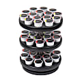 Mind Reader 3-Tier Single Serve Pod Carousel, 11-3/4" H x 9-1/2" W x 9-1/2" L Black
