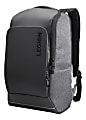 Lenovo® Legion Recon Gaming Backpack With 15.6" Laptop Pocket, Black/Gray