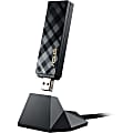 Asus USB-AC55 IEEE 802.11ac - Wi-Fi Adapter for Desktop Computer/Notebook - USB 3.0 - 1.24 Gbit/s - 2.40 GHz ISM - 5 GHz UNII - External 1 thumbnail image