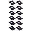 Belkin WaveRest Gel Mouse Pad (Black), 12 Pack - 1.50" x 9" Dimension - Black - Gel - 12 Pack