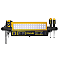 Stanley 1,000-Lumen Workbench Shop Light With Power Strip, Adjustable, 3-7/8"H, Yellow/Black