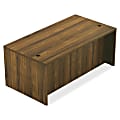 Lorell® Chateau 60"W Shell Computer Desk, Walnut 1 thumbnail image