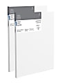 Winsor & Newton Professional Cotton-Stretched Traditional Canvases, 16" x 20", White, Pack Of 2