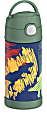 Thermos® Stainless-Steel Funtainer Bottle, 12 Oz, Dinosaur Print 1 thumbnail image