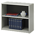 Safco® Value Mate® Steel Modular Shelving Bookcase, 2 Shelves, 28"H x 31-3/4"W x 13-1/2"D, Gray 1 thumbnail image