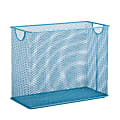 Honey-Can-Do Tabletop Hanging File Organizer, 9 7/8"H x 12 1/2"W x 5 1/2"D, Blue