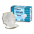 Attends® Shaped Pads™, Day Plus, 24 1/2", Box Of 96