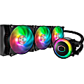 Line Cooler Master MasterLiquid ML360R RGB - 3 x 120mm - 499 gal/min - 30 dB(A) Noise - Liquid Cooler - 4-pin PWM, 3-pin 1 thumbnail image