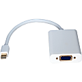 QVS Mini DisplayPort/Thunderbolt to VGA with Audio Digital Video Adaptor