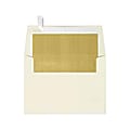 LUX Invitation Envelopes, A6, Peel & Press Closure, Gold/Natural, Pack Of 250