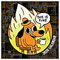 2026 TF Publishing Humor Mini Monthly Wall Calendar, 7” x 7”, This is Fine, January To December 1 thumbnail image