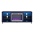 Ameriwood Home Lumina 70” Fireplace TV Stand, Navy 1 thumbnail image
