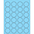 Tape Logic® Labels, LL193BE, Circle, 1 5/8", Pastel Blue, Case Of 2,400
