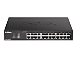 D-Link DGS-1100-24V2 Ethernet Switch - 24 Ports - Manageable - 2 Layer Supported - Twisted Pair - 1U High - Rack-mountable, Desktop